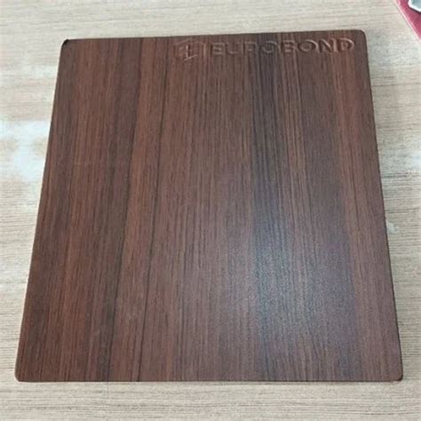 Plain Brown Acp Panel Sheet Thickness Mm At Rs Sq Ft In Faridabad