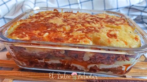 Pastel De Carne Y Patatas El Dulce Paladar