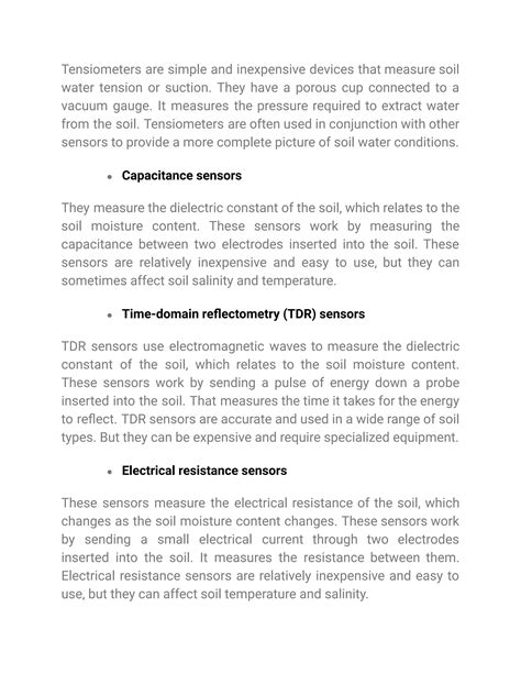 Importance Of Soil Moisture Sensors In Agriculture Advantages And