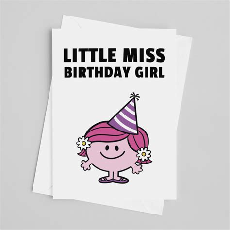 Little Miss Birthday Girl - Greeting Card — LOCAL FIXTURE