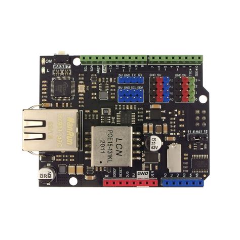 Ethernet And Poe Shield Ethernet Module With W Chip For Arduino