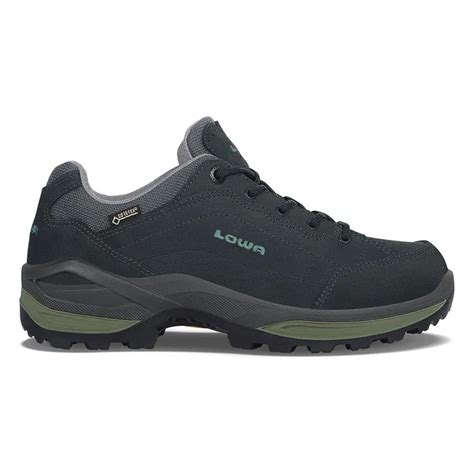 Lowa Womens Renegade Gtx Low Shoes Graphite Jade