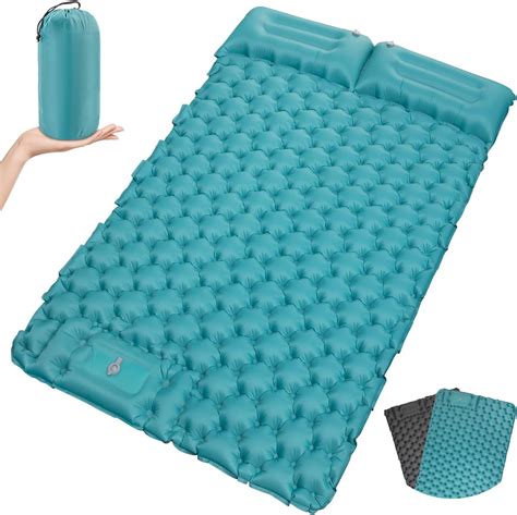 Exleco Matelas Gonflable Camping Personnes Matelas Autogonflant Cm