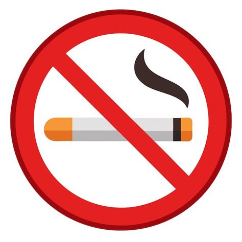 No Smoking Sign Vector Premium Ai Generated Vector