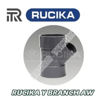 Jual Rucika Y Branch X X Inch Aw Tee Y T Fitting Pipa Pvc