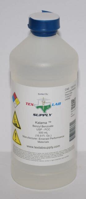 Tex Lab Supply Benzyl Benzoate Usp Ml For Sale Online Ebay