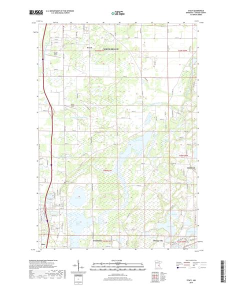 Stacy Minnesota Us Topo Map Mytopo Map Store