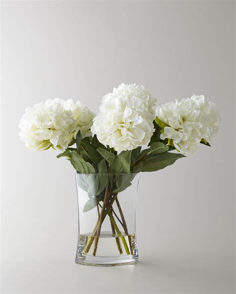 John Richard Collection Heavenly Peonies Faux Floral Arrangement