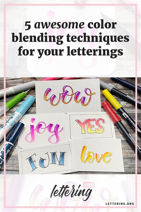 Awesome Lettering Blending Techniques Lettering Learn Hand