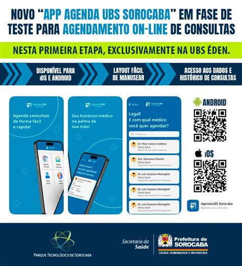 Novo App Agenda Ubs Funciona Em Fase De Teste Em Sorocaba Para