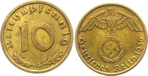 Drittes Reich Pfennig G Reichspfennig Vz Ma Shops