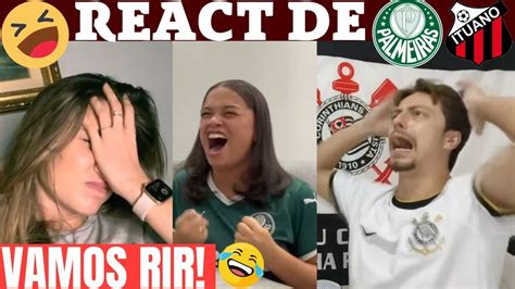 React Olha A Rea O Dos Diversos Torcedores Entre Palmeiras X