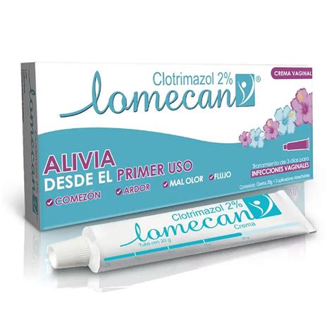 Lomecan Crema Vaginal Antimicotico Clotrimazol 20 G Droguería Salud