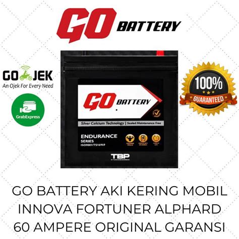 Jual Aki Mobil Kering Innova Bensin Fortuner Alphard Juke Go Battery