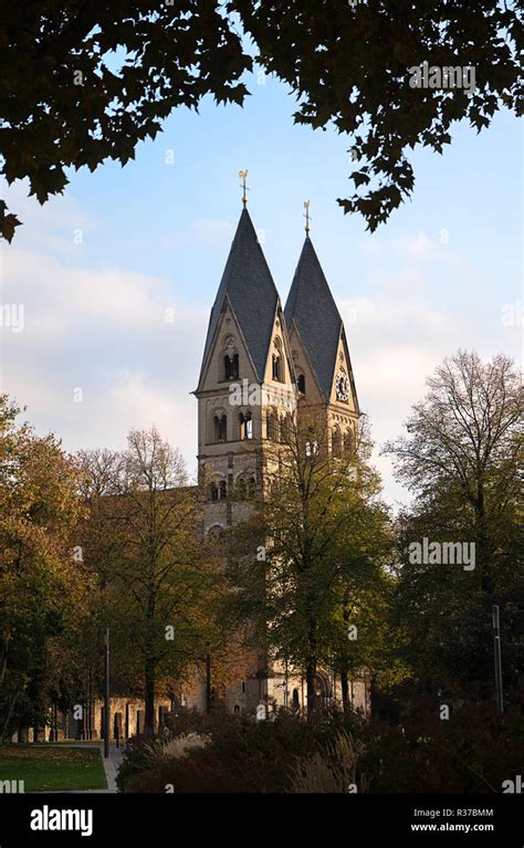 Basilika St Kastor Or Basilica Of Saint Castor In Koblenz Germany