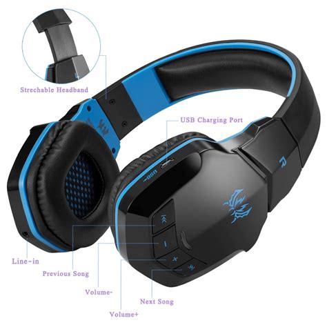 KOTION EACH B3505 Gaming Headset Wireless Headphone 4 1 Over Ear Stereo