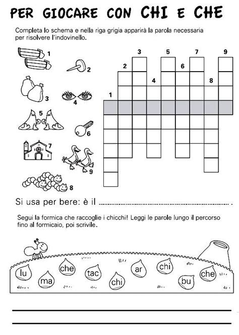 Attività di scrittura Scuola Giochi di grammatica