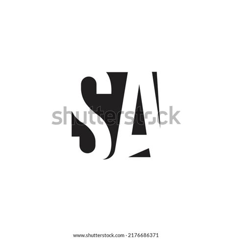 Sa Letters Logo Design Vector Stock Vector (Royalty Free) 2176686371 ...