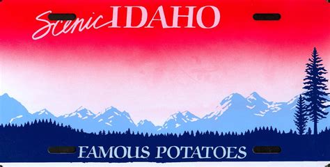 Idaho State Auto Plate