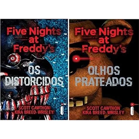 Kit 2 Livros Five Nights At Freddys Prateados Distorcidos Shopee Brasil