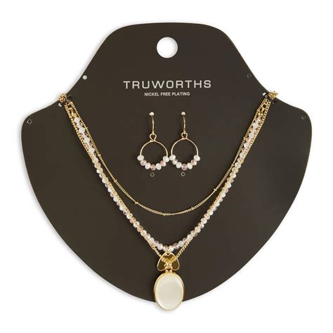 Necklace Earring Set Truworths