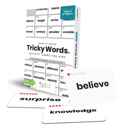 Tricky Words Flashcards Sight Words 2nd And 3rd Grade — Oak And Ever