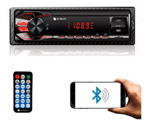 Radio Fm Bluetooth Touch Etech Premium Gm Celta Novo Parcelamento Sem