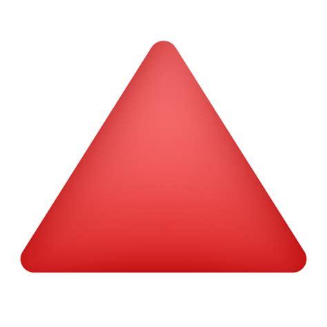 🔺 Red Triangle Pointed Up On Icons8 140