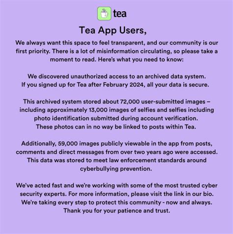 The Tea App Data Leak | Know Your Meme