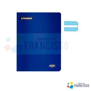 CUADERNO TRIPLE RENGLON SOMBRA A4 80H AZUL STANFORD Libreria Y Arte