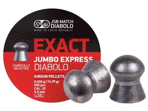 Jsb Diabolo Exact Jumbo Express Cal Grains Domed Ct