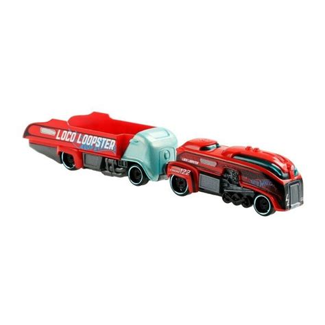 Hot Wheels Track Stars Loco Loopster szállítóautó Gyerekajándék