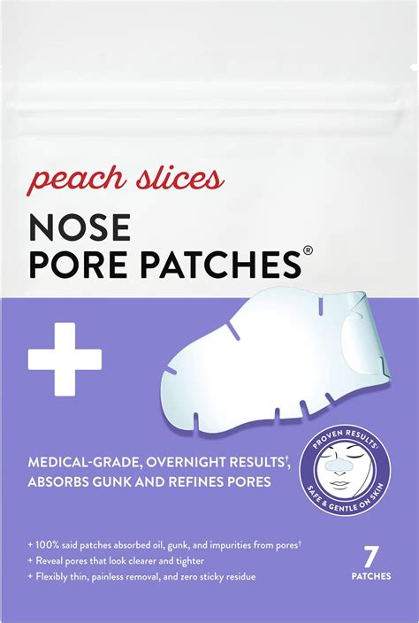 Peach Slices Nose Pore Patches Medical Grade