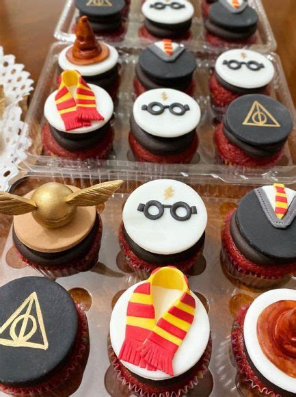 40 Sweet Temptations Irresistible Cupcake Creations Harry Potter Cupcakes