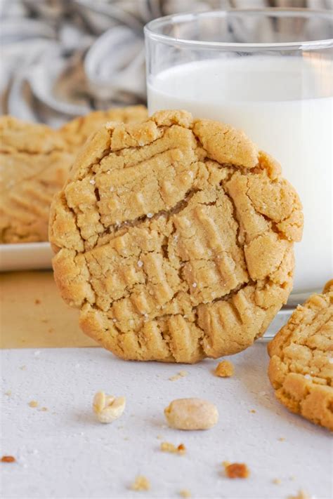 Bakery Style Peanut Butter Cookies Recipe Lemon Peony