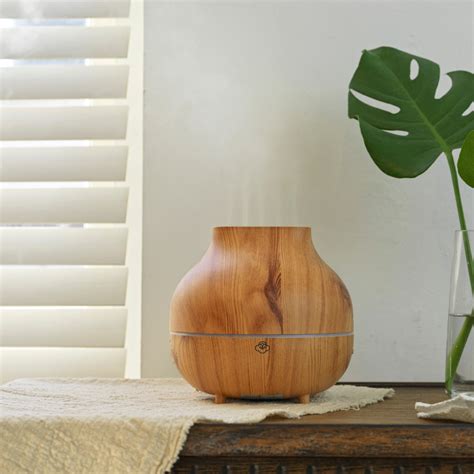 Serene House Ultrasonic Diffuser Mist Light Wood Ml Zwemland Nl