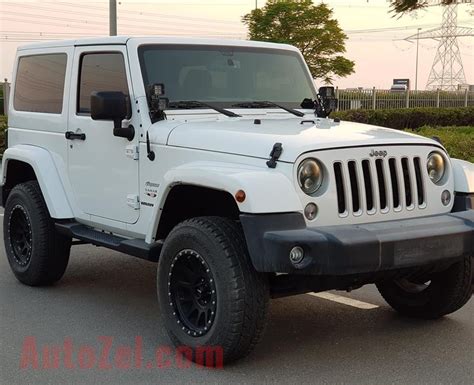 JEEP WRANGLER SAHARA- 2017- WHITE- 28 000 KM- GCC SPECS