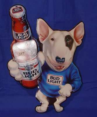 Mca Sign Co Spud Mckensie Bud Light Tin Sign