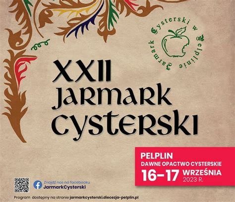 Tczew Ju W Najbli Szy Weekend Xxii Jarmark Cysterski W Pelplinie