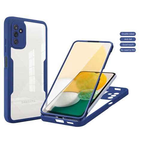 Dteck Case For Samsung Galaxy A15 Shockproof Rubber Case Built In