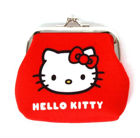 Hello Kitty Deluxe Red Coin Purse Pink Cat Shop