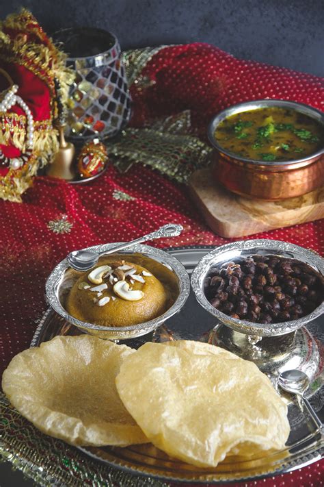 Halwa Puri Kala Chana Ashtami Prasad Poori Recipe Soulful Palate