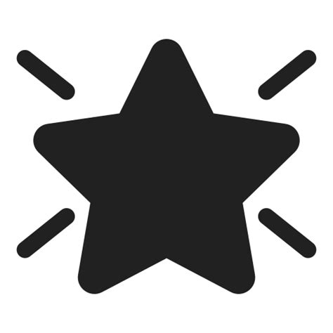 Star Emphasis Filled Icon In Fluent Solid 20px