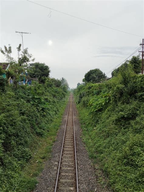 Railway Crossing In Indonesia Stock Photo Image Of Train 39aph39