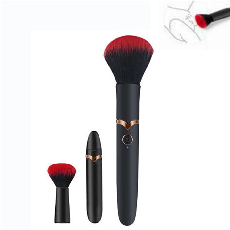 Makeup Brush Powerful Female Vibrators G Spot Vagina Egg Clitoral Massager Stimulator Sex Toy