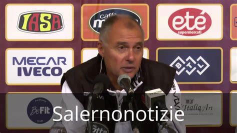 Salernitana Livorno 3 1 Intervista Post Gara A Menichini YouTube