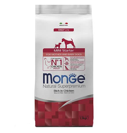 Monge Dog Mini Starter корм для щенков мелких пород весом 15 кг, купить ...