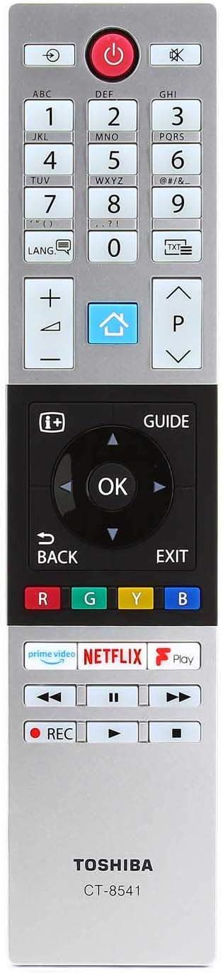 Toshiba Ct Genuine Remote Control For Led Tvs Amazon Co