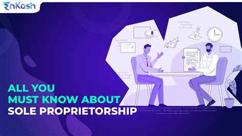 All You Must Know About Sole Proprietorship EnKash