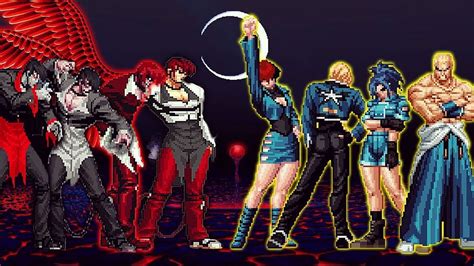 Genisys Mugen War Yellow Shine Team Vs Dark Iori Yagami Team Youtube